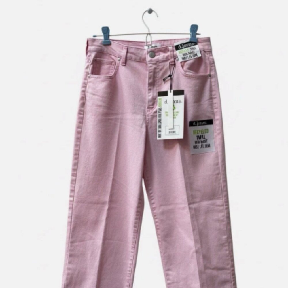d. jeans Pink Wide Leg Flare Jeans
